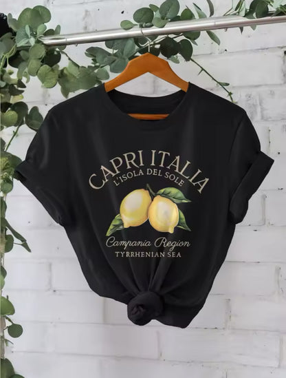 CAPRI ITALIA LEMON T-SHIRT