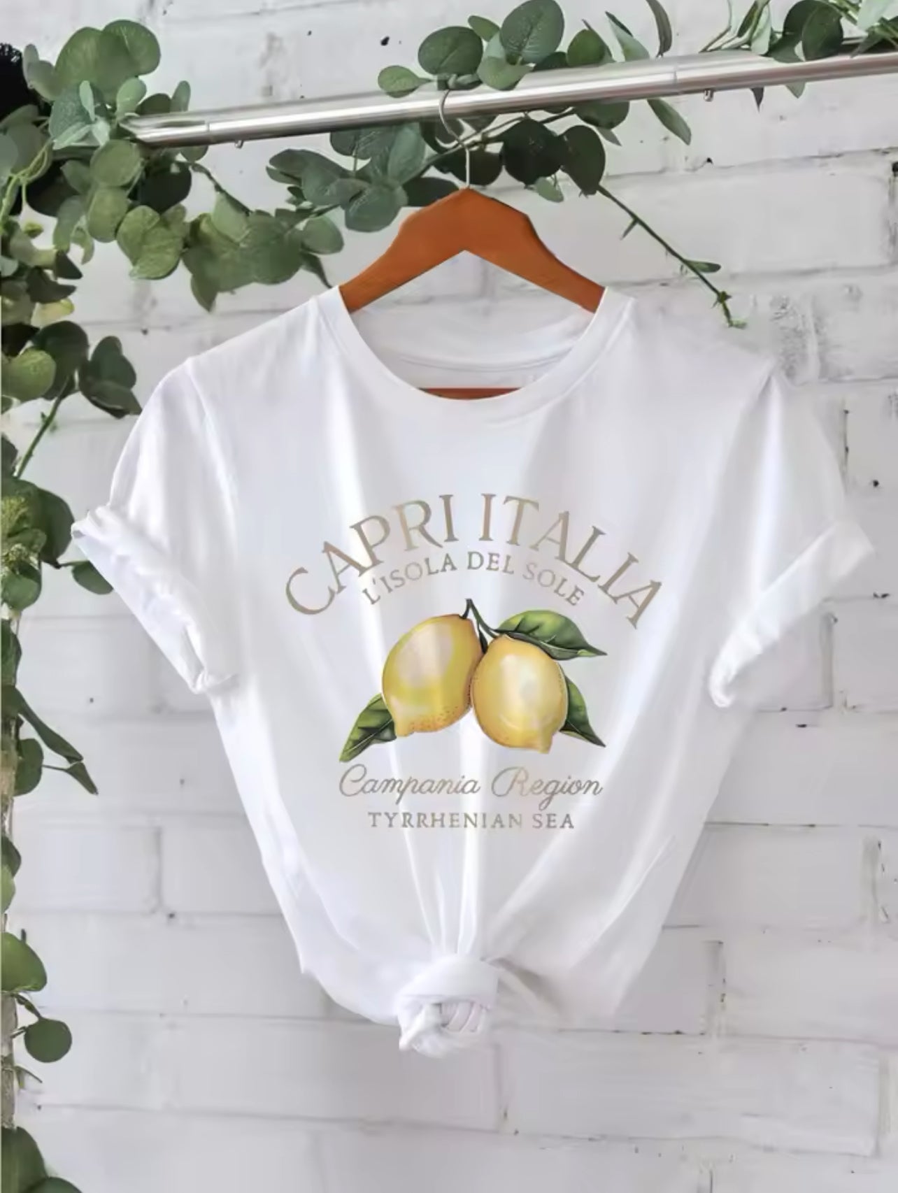 CAPRI ITALIA LEMON T-SHIRT